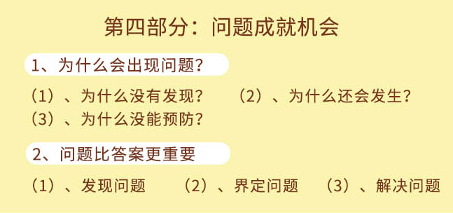 《1小时成就卓越经理人》第四部分：问题成就机会